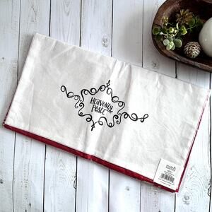 Mary & Martha Heavenly Peace Table Runner 56" Long Holly Evergreen Hallmark 2016